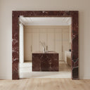 Marble door frame in Rosso Lepanto - Image 1