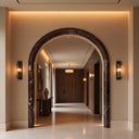 Stone door surround in Rosso Lepanto - Image 1
