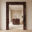 Marble door surround in Rosso Lepanto - Image 3