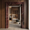 Marble door surround in Rosso Lepanto - Image 1