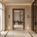 Stone door surround in Rosso Lepanto - Image 3