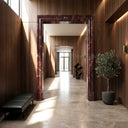 Marble door surround in Rosso Lepanto - Image 3
