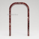 Marble door frame in Rosso Lepanto - Image 2