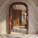 Marble door frame in Rosso Lepanto - Image 3