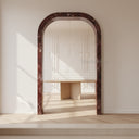 Marble door frame in Rosso Lepanto - Image 1