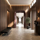Marble door surround in Rosso Lepanto - Image 1