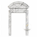 Marble door surround in Calacatta White Marble - Image 3