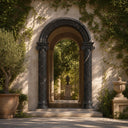 Stone door surround in Noir St-Laurent - Image 3