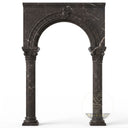 Marble door frame in Noir St-Laurent - Image 3