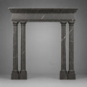Marble door jamb in Noir St-Laurent - Image 1