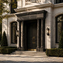 Marble door jamb in Noir St-Laurent - Image 2