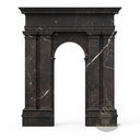 Grey marble door frame in Noir St-Laurent - Image 4