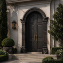 front door stone surround in Noir St-Laurent - Image 2