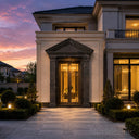 stone front door surround in Noir St-Laurent - Image 2