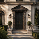stone front door surround in Noir St-Laurent - Image 3