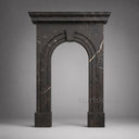 Marble door frame in Noir St-Laurent - Image 1