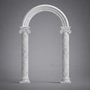 White Marble door frame in Carrara White - Image 1