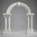 White Marble door frame in Carrara White - Image 1