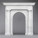 marble door casing in Carrara White - Image 1
