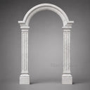 Marble door frame in Carrara White - Image 1