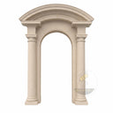 Limestone door surround in Crema Marfil Premium - Image 4