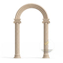 Limestone door surround in Crema Marfil Premium - Image 4