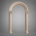 Limestone door surround in Crema Marfil Premium - Image 1