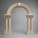 Limestone door surround in Crema Marfil Premium - Image 1