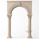 Limestone door surround in Crema Marfil Premium - Image 5