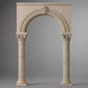 Limestone door surround in Crema Marfil Premium - Image 1