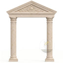 Limestone door surround in Crema Marfil Premium - Image 4