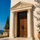 Limestone door surround in Crema Marfil Premium - Image 3