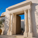 Limestone door surround in Crema Marfil Premium - Image 3