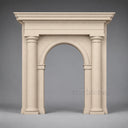 Limestone door surround in Crema Marfil Premium - Image 1