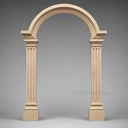 Limestone door surround in Crema Marfil Premium - Image 1
