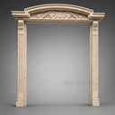 Limestone door surround in Crema Marfil Premium - Image 1