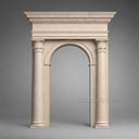 Limestone door surround in Crema Marfil Premium - Image 1