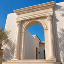 Limestone door surround in Crema Marfil Premium - Image 3