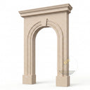 Limestone door surround in Crema Marfil Premium - Image 3