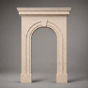 Limestone door surround in Crema Marfil Premium - Image 1