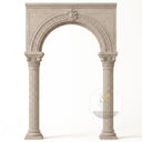 Stone door surround in Moonlight Beige Limestone - Image 5