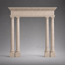 marble door casing in Moonlight Beige Limestone - Image 1