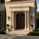 marble door casing in Moonlight Beige Limestone - Image 2
