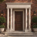 marble door casing in Moonlight Beige Limestone - Image 3