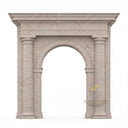 Marble door frame in Moonlight Beige Limestone - Image 4
