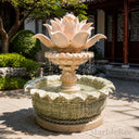 Garden water features in Green marble  + Sunset red - Image 8