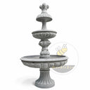 tiered waterfall fountain in Gray granite - Image 8