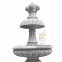 tiered waterfall fountain in Gray granite - Image 4