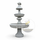 tiered waterfall fountain in Gray granite - Image 6
