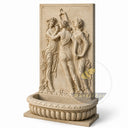 large backyard water fountains in Moon light beige limestone - Image 4